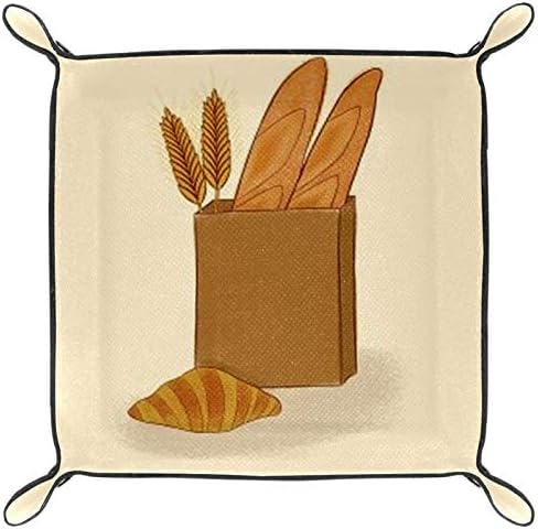 Lyetny Кутия За Съхранение със Сладък Хляб, Държач за Бонбони, Тава за Дреболии, Настолен Органайзер за Съхранение, Удобен за Пътуване, 16x16 см