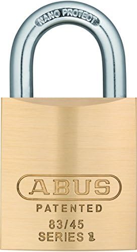 ABUS 80015 Сменяеми Панти замък от стомана С Друг ключ