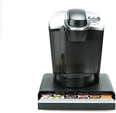 Якорная Колекция Mind Reader, плъзгащо се Чекмедже за кафе на шушулки в една порция, Капацитет 36 Кафе шушулки, Организатор на масата, е Основата на машини за кафе, Черен