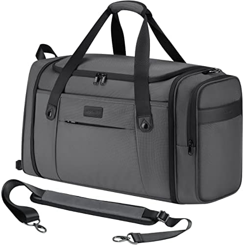 AGLAUS Tourenne 45L Пътна спортна чанта за пътуване, Сгъваема Спортна чанта за спорт, ръчния Багаж с отделение за обувки,