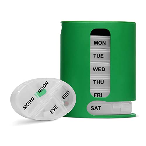 Органайзер за хапчета Spancare с напомняне за съхранение в продължение на 28 дни или 4 седмици (1 опаковка)
