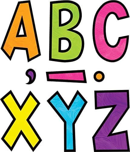 Създадени учител ресурси красят 4 пъти със 7-инчов букви смешно шрифта
