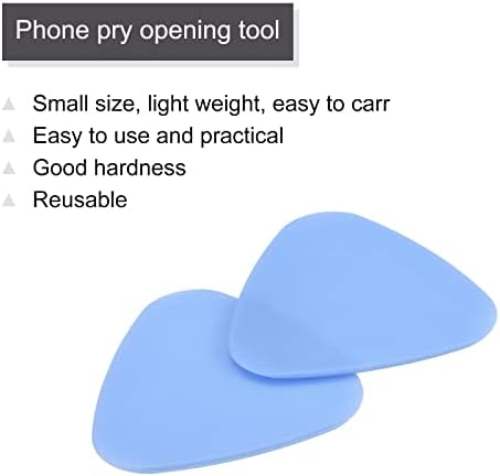 Инструменти за Отваряне на телефон MECCANIXITY Пластмасови 25шт Светло Синьо с Дебелина 1 мм за Ремонт на LCD екрана на
