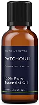 Mystic Moments | Етерично масло Пачули, 50 мл - Чистото Натурално масло за обектите, Смеси за Ароматерапия и масажи, Веганское, без ГМО