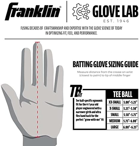 Ватинные ръкавици Franklin Sports MLB Серия Teeball Flex