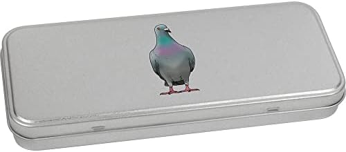 Лидице кутия за канцеларски материали Azeeda 'Гълъб', с метални панти / Кутия за съхранение (TT00190891)