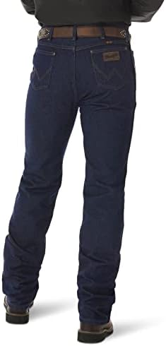 Прилепнали дънки Wrangler за мъже Премиум-клас Ковбойского намаляване на Slim Fit