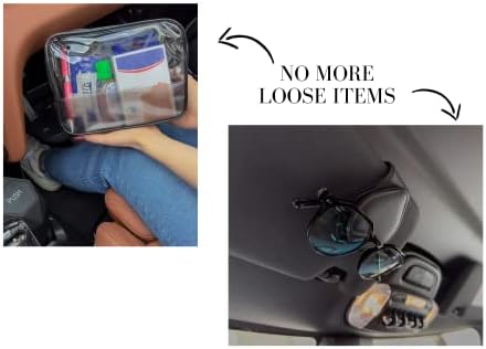 Естетичен, определени за организация на автомобила - малка кола кошчето за боклук с капак, магнитен държач за слънчеви очила,