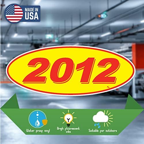Versa Тагове 2012 2013 2014 и 2015 Овални етикети в прозореца дилъри на автомобили моделна година, с гордост Направени в САЩ,