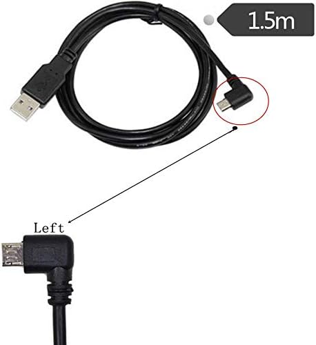 Кабел Meiyangjx Micro USB 5-пинов Микро-USB за свързване към USB 2.0 Тип A Правоъгълен конектор за синхронизация на данни и зареждане