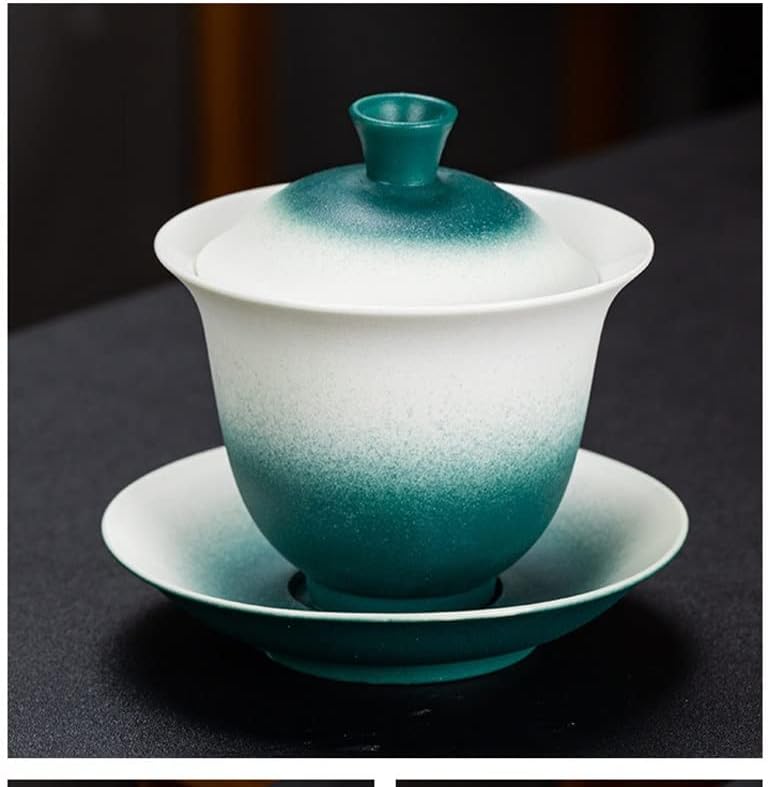 Комплект Чаени Чаши От Керамика TJLSS, Преносима Чаена Чаша Gaiwan, Китайски Чай Набор от Наклон Цвят, Традиционни Аксесоари