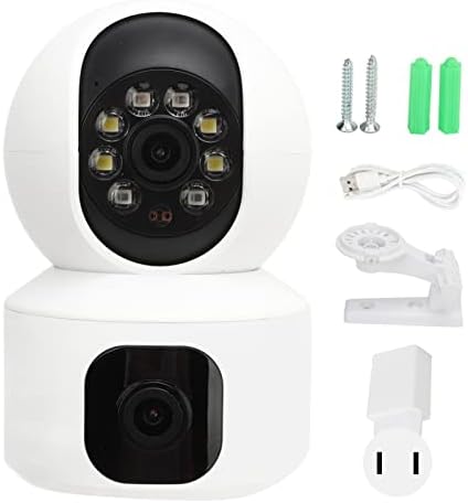 IP Камера за Видеонаблюдение Smart Home Security, Двойна Камера 360 Градуса, Интелигентна Централизирана Камера за Сигурност