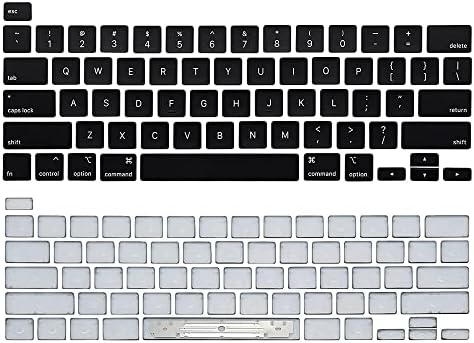 Капачки за клавишите на клавиатурата,Keycap Пълен Комплект от САЩ Замяна за MacBook Pro Retina 16 A2141 2019 г. на 13A2289 A2251 2020 г.