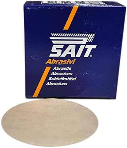 United Abrasives SAIT 37623 6 4S Хартиени дискове Премиум-клас с куки и вериги, Без Вакуум-отвори Шкурка 500C,