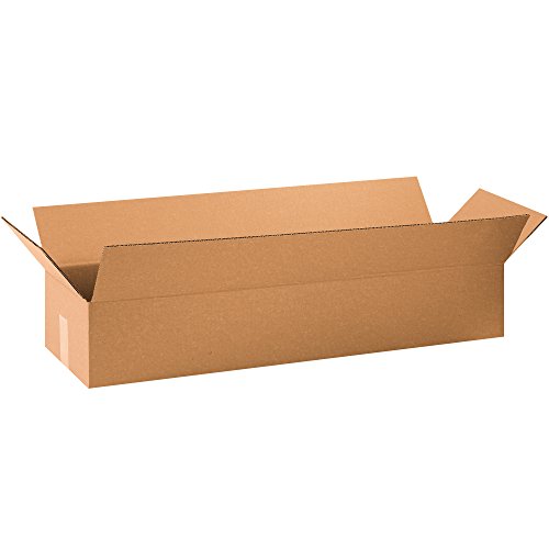 СКОРОСТНА САЩ B3610650PK Дълги Гофрирани кутии, 36 L x 10 W x 6 H, Крафт (опаковка по 50 броя)