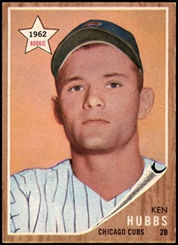 1962 Топпс Бейзбол 461 Кен Хаббс НОВ Чикаго Къбс Отлично