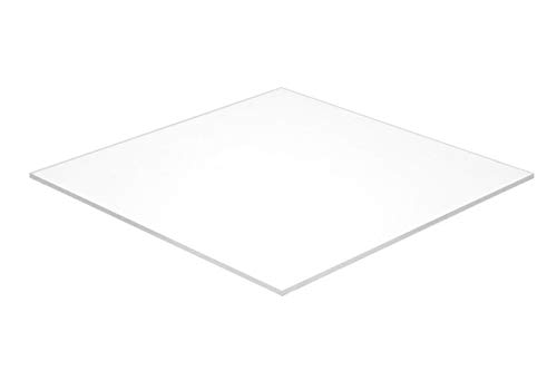 Акрилен лист от плексиглас Falken Design, Бял Непрозрачен (3015), 4 x 6 x 1/8