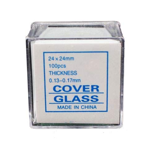 Режийни стъкла за микроскоп DONLAB МСУ-01-22 Glass Square 22 x 22 мм Предпазно стъкло, покровное стъкло, опаковки от 100