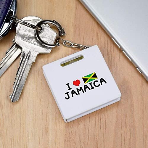 Рулетка за ключове Azeeda I Love Jamaica /Инструмент за измерване на нивелир (KM00027162)