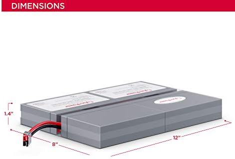 Сменяеми Акумулаторни касета UPS CyberPower RB0690X4B, Не изисква поддръжка, се Определя от потребителя, 6 В/9 ah, 1,4 x8x12