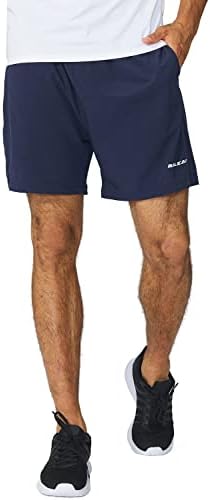 Мъжки спортни къси Панталони BALEAF 5 инча за бягане с Лек Джоб с цип За тренировки
