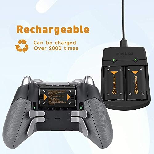 Акумулаторна батерия Smatree 2x2600 mah, съвместима с контролер Series X|S/Xbox One/Xbox One S/Xbox One X/Xbox One Elite (2