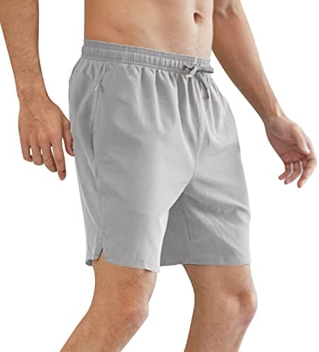 Къси Панталони за Мъже, Пролетно-Летни Обикновена Шорти Ice Sense, Панталони с цепка и Джоб с цип, Активни