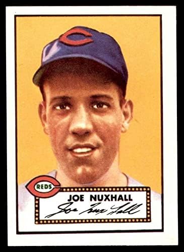 1952 Topps 406 Джо Наксхолл Синсинати Редс (Бейзболна картичка) NM / MT Maya