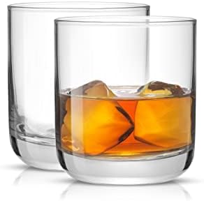 JoyJolt Nova Кристални Старомодни Чаши за Уиски, са Идеални За коктейли С Бурбоном и камъни, чаена Чаша на 10 Унции, Определени Бар съдове за готвене от 2