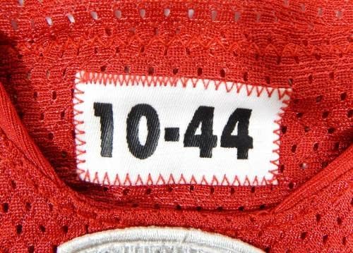 2010 Сан Франциско 49ерс Кевин Юрович 14, Издаден в Червената фланелка 44 DP37159 - Използваните тениски без подпис