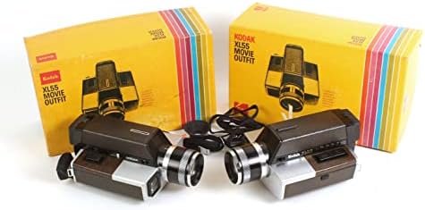 Реколта Кинокамера XL55 Super 8 с Оригиналната Кутия от 2 теми - Подпори / Дисплей