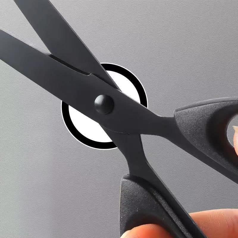 JMMBY 3 опаковки черни остри здрави ножици от неръждаема стомана, высокотемпературно закалена стомана, титан ножица с