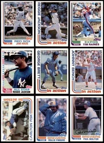 Бейзболен комплект Topps 1982 година на издаване 6.5 - EX /MT + - Бейзболни комплекти