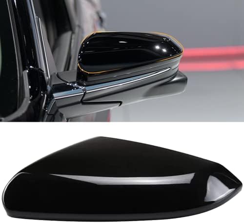 Moonlinks е Съвместим с подмяна на капаци огледала за обратно виждане Honda Civic -2021, капак, огледала с черни перли с украса във вид на кристали за Civic 10-то поколение, 2019-2022 Insigh