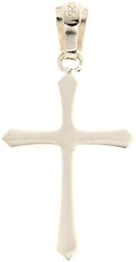 Най-добрата висулка във формата на кръст от сребро 925 проба с диаманти, висулка във формата на Кръст с Кръг