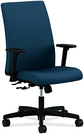 Работно стол със средна облегалка серия HON Ignition - Компютърен стол с мека тапицерия за офис бюрото, на Лазурния (HIWM1)