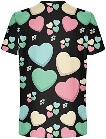 Мъжка Риза с Надпис Love, Риза за Свети Валентин е Забавна Сладка Тениска с Надпис Love Heart Graphic Tee, Върхове-Raglan
