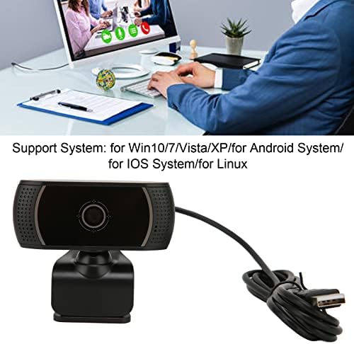 уеб камера yaogohua Компютърна Камера, Щепсела и да играе Онлайн-Страхотна конференция с Автофокус Без шофьор 640x480, USB