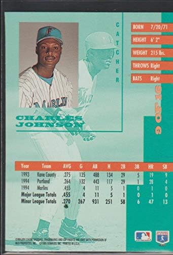 Чарлз Джонсън (Бейзболна картичка) от 1995 г. Leaf - Начинаещи със Златен лист 9