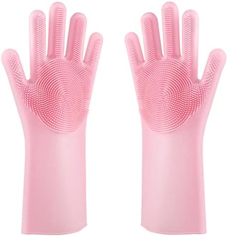 Силиконови Ръкавици за миене на съдове ABYANK, за Многократна употреба Ръкавици За почистване Силиконови Ръкавици за почистване