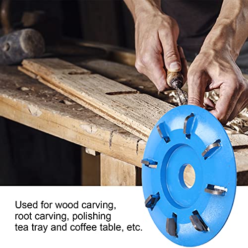 Дървената резба Турбо диск на 8 зъби, 1 бр въглеродна стомана обработка на дървен материал за полиране на устройство
