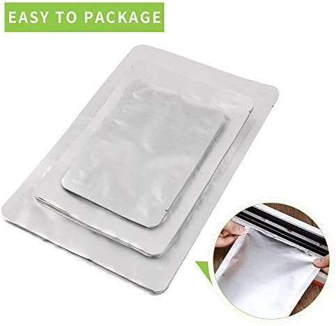 NEOTHIC Mylar Bags - Пакети от майларовой алуминиево фолио 30 броя 3 Размера, Плоски Термосвариваемые Пакети от метална