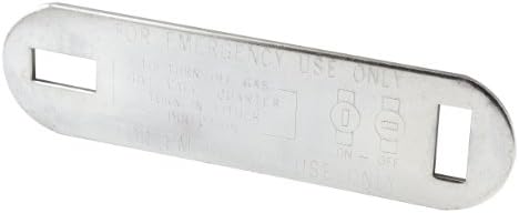 Ключ за аварийно изключване на газ Prime-Line PH 17106 Дупка, 1-1/16 x 1/2, Настройки на стомана, Поцинкована