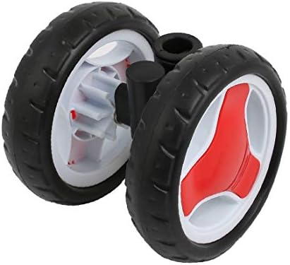 X-DREE 5-инчов Diameter Plastic Double Wheel 360 Degree Stroller Pulley for 16 мм Диаметър на Тръбата(5 pulgadas de diámetro