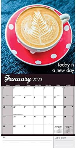 Стенен календар TURNER ФОТОГРАФСКА Coffee 12X12 със снимки (23998940075)