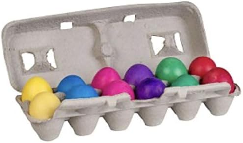 Яйца-конфети Глупав заек, Каскаронес, 1 доза (Опаковка от 6 броя - общо 72 яйца)