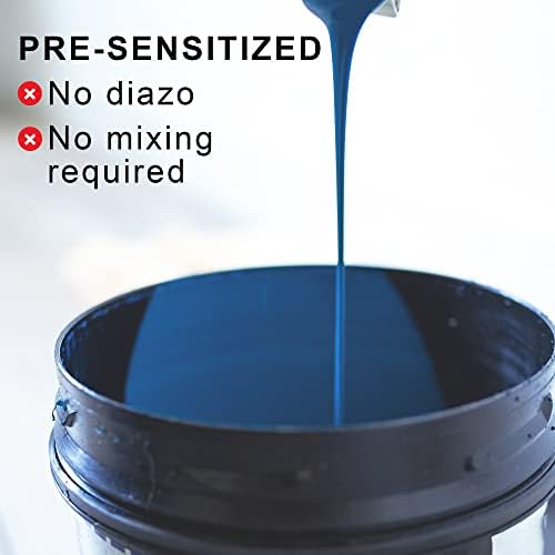 Синята емулсия за ситопечат Ecotex® AP (литър - 32 грама), Предварително Сенсибилизированная Фотоэмульсия за, ситопечат,