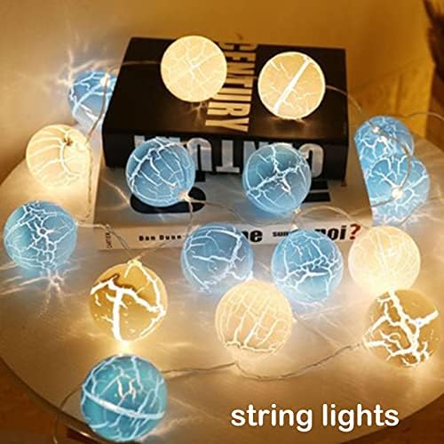 yoo String Светлини са Цветни Светлини работещи на Батерии Коледни Декоративни 4,9 фута 6,6 фута 9,8 фута 19,7 фута Струнни Светлини