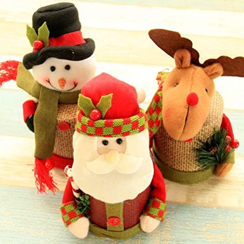 PRETYZOOMChristmas Банка За Бонбони Творчески Контейнер за Подарък Кутия за Бонбони и Шоколад за Коледните Декорации (Лос)