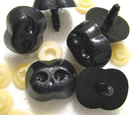 12 Черни Пластмасови Защитни носове стомахът му се 29 мм за Шиене и плетене на една кука